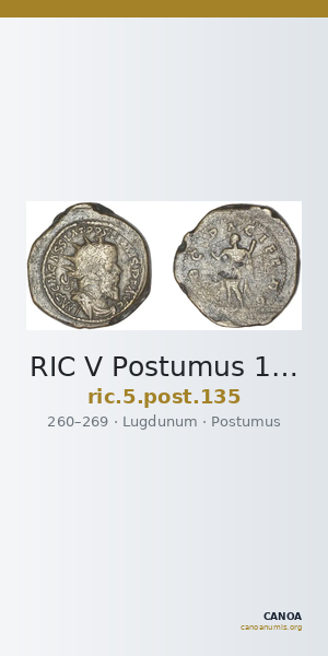 RIC V Postumus 135 — CANOA