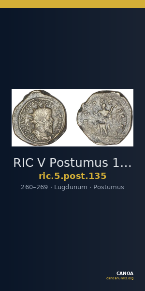 RIC V Postumus 135 — CANOA