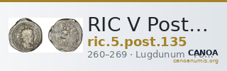RIC V Postumus 135 — CANOA