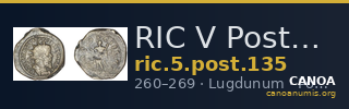 RIC V Postumus 135 — CANOA
