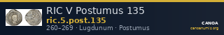 RIC V Postumus 135 — CANOA