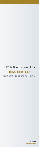 RIC V Postumus 137 — CANOA