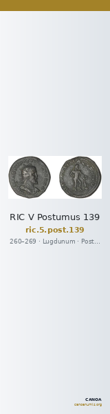 RIC V Postumus 139 — CANOA