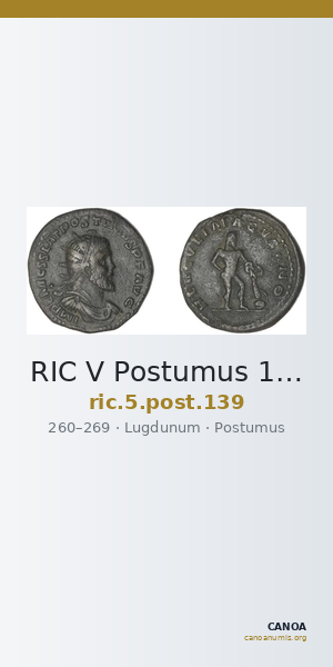 RIC V Postumus 139 — CANOA