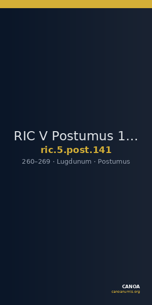 RIC V Postumus 141 — CANOA