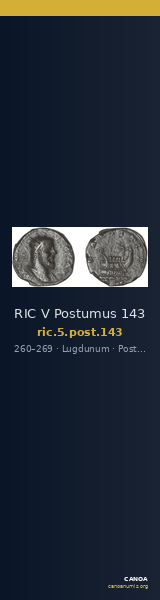 RIC V Postumus 143 — CANOA