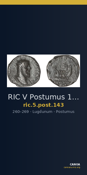 RIC V Postumus 143 — CANOA
