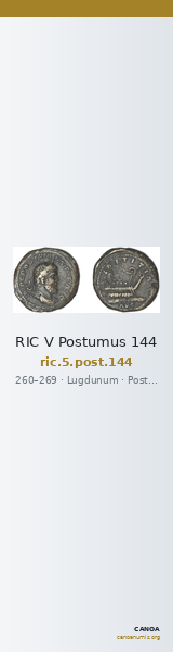 RIC V Postumus 144 — CANOA