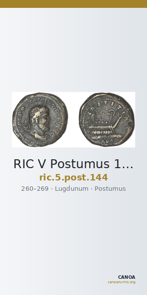 RIC V Postumus 144 — CANOA