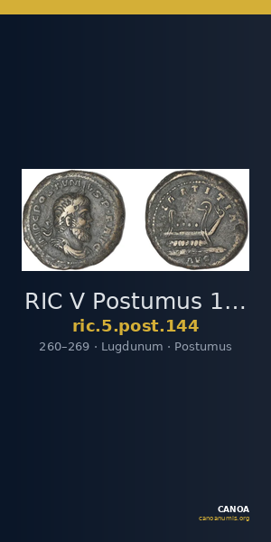 RIC V Postumus 144 — CANOA