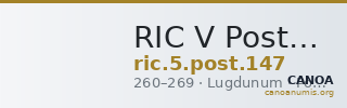 RIC V Postumus 147 — CANOA