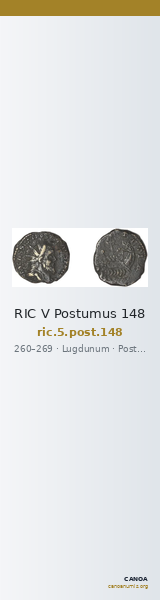 RIC V Postumus 148 — CANOA