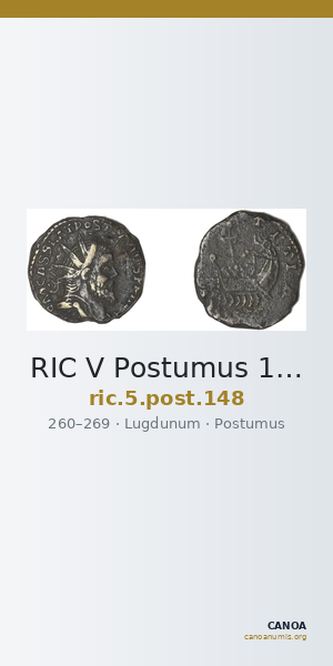 RIC V Postumus 148 — CANOA