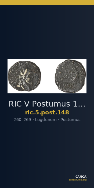 RIC V Postumus 148 — CANOA