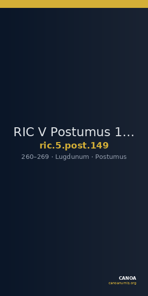 RIC V Postumus 149 — CANOA