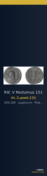 RIC V Postumus 151 — CANOA