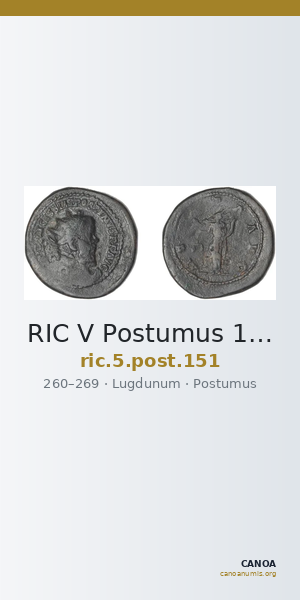RIC V Postumus 151 — CANOA