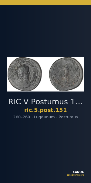 RIC V Postumus 151 — CANOA