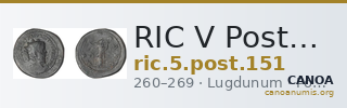 RIC V Postumus 151 — CANOA