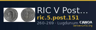 RIC V Postumus 151 — CANOA