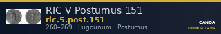 RIC V Postumus 151 — CANOA