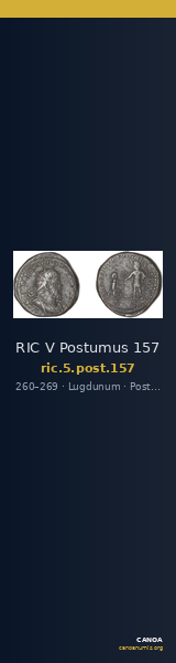 RIC V Postumus 157 — CANOA