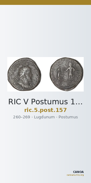 RIC V Postumus 157 — CANOA