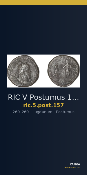 RIC V Postumus 157 — CANOA