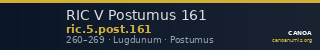 RIC V Postumus 161 — CANOA