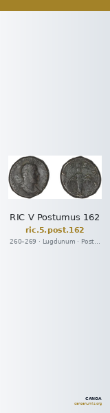 RIC V Postumus 162 — CANOA