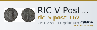 RIC V Postumus 162 — CANOA