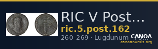 RIC V Postumus 162 — CANOA