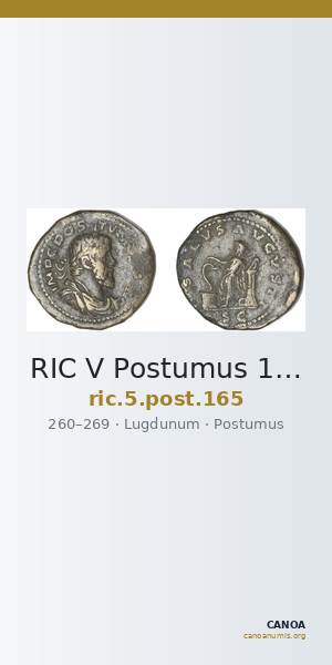 RIC V Postumus 165 — CANOA