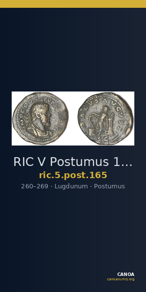 RIC V Postumus 165 — CANOA