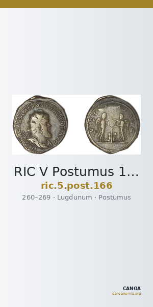 RIC V Postumus 166 — CANOA