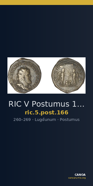 RIC V Postumus 166 — CANOA