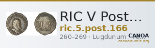RIC V Postumus 166 — CANOA