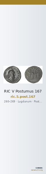 RIC V Postumus 167 — CANOA