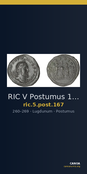 RIC V Postumus 167 — CANOA
