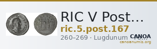 RIC V Postumus 167 — CANOA