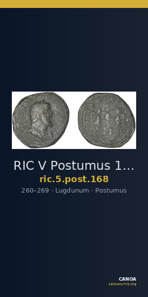 RIC V Postumus 168 — CANOA
