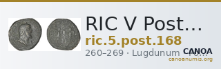 RIC V Postumus 168 — CANOA