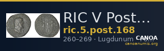 RIC V Postumus 168 — CANOA