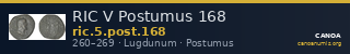 RIC V Postumus 168 — CANOA