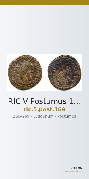 RIC V Postumus 169 — CANOA