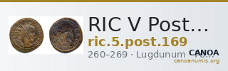 RIC V Postumus 169 — CANOA