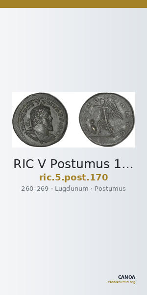 RIC V Postumus 170 — CANOA