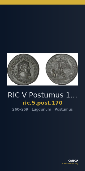 RIC V Postumus 170 — CANOA