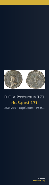 RIC V Postumus 171 — CANOA