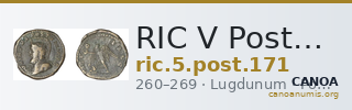 RIC V Postumus 171 — CANOA